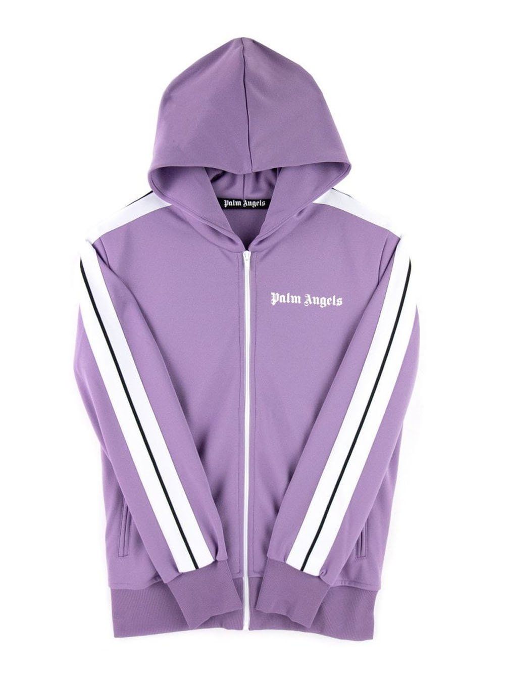 PALM ANGELS Track Hoodie Lilac - Maison De Fashion 