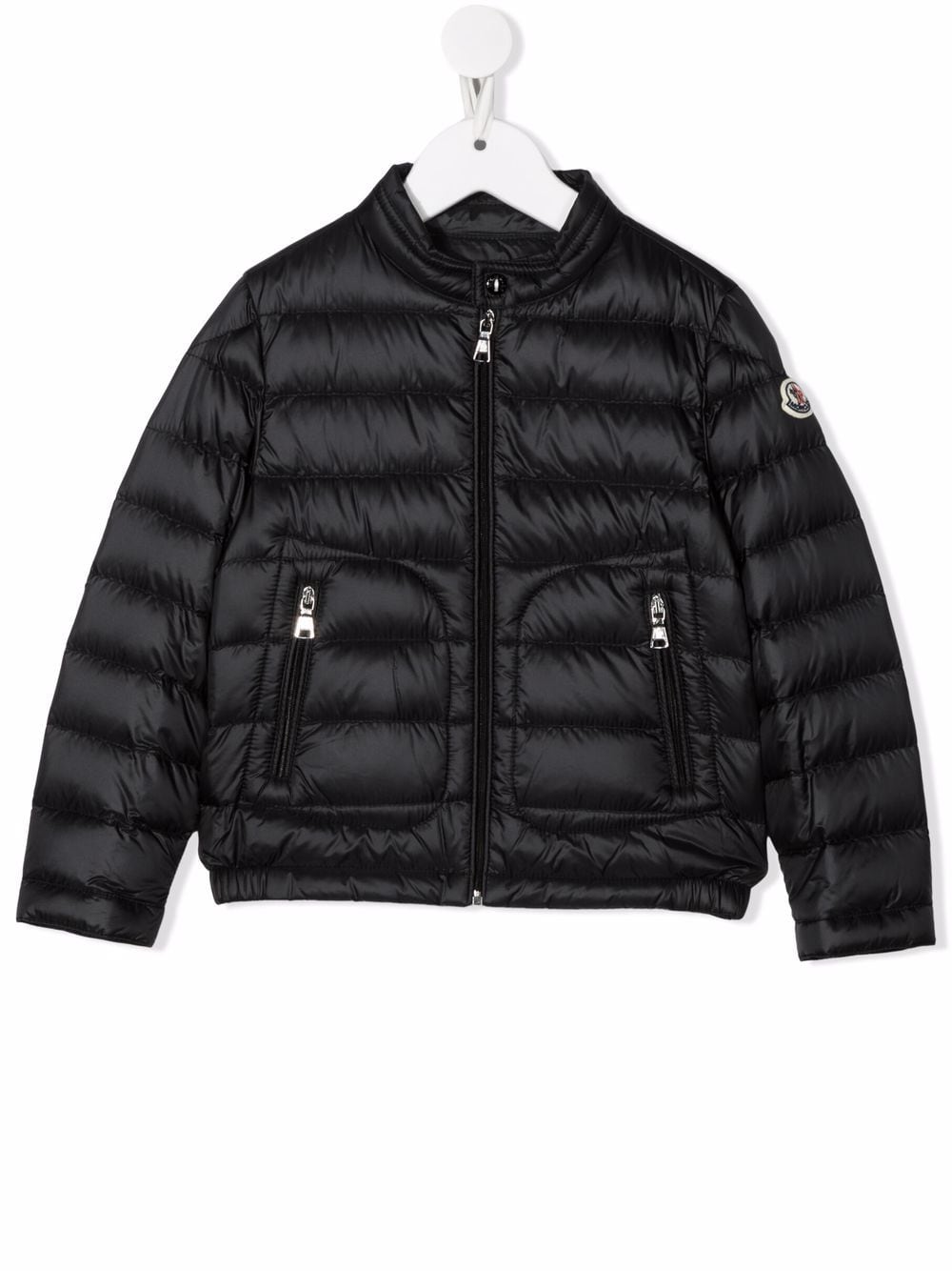 MONCLER KIDS Across Jacket Black – MAISONDEFASHION.COM