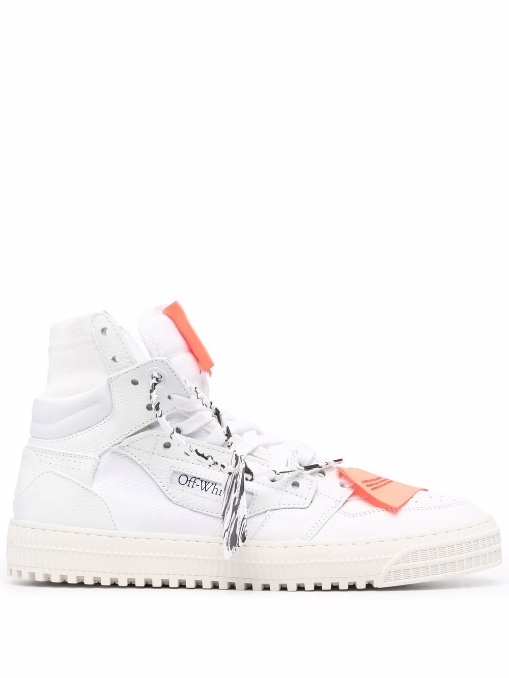 OFF-WHITE Off Court 3.0 Leather Sneakers White - MAISONDEFASHION.COM