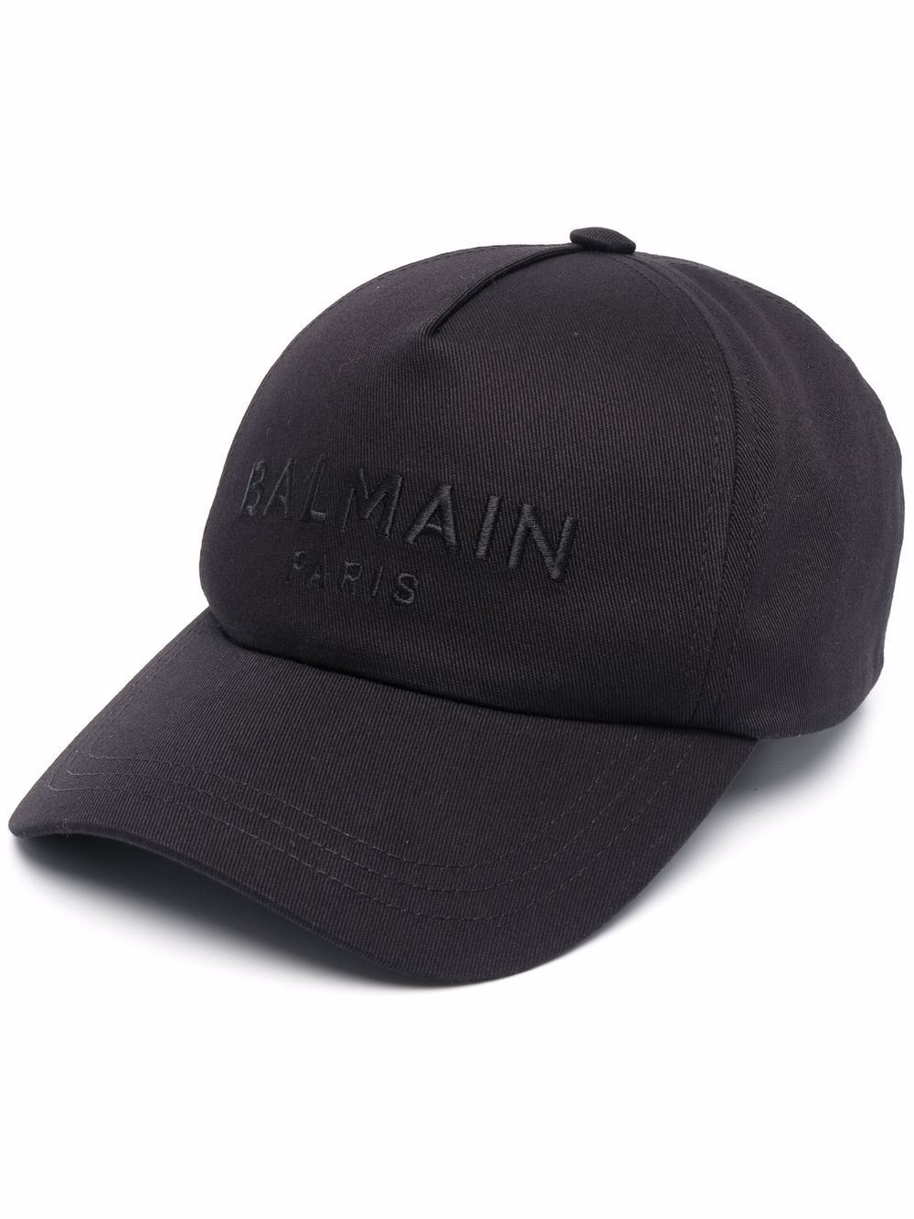 BALMAIN Logo Cap Black - MAISONDEFASHION.COM