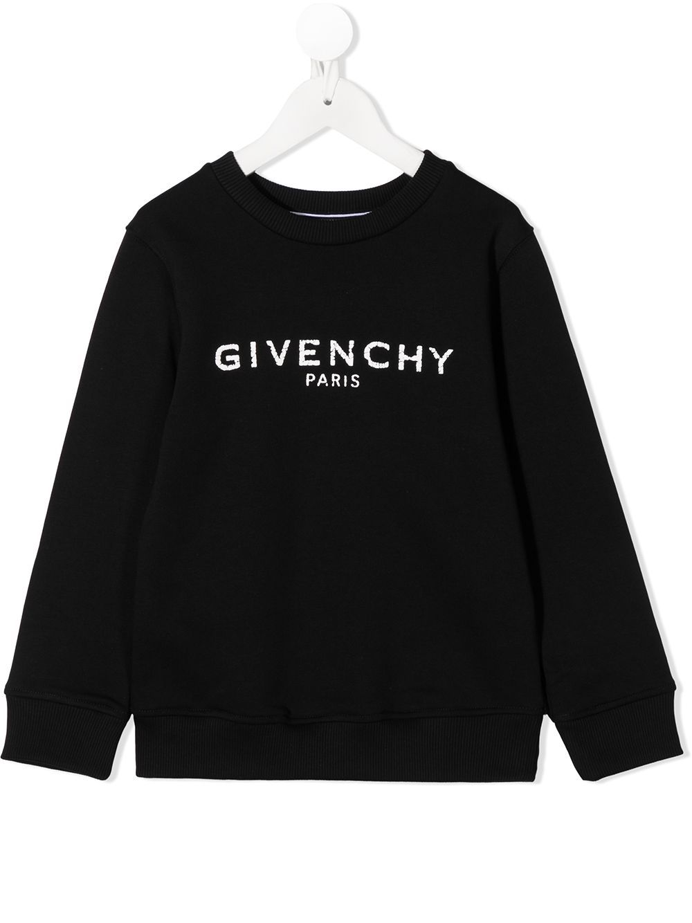 GIVENCHY KIDS Logo Sweatshirt Black/White - Maison De Fashion 