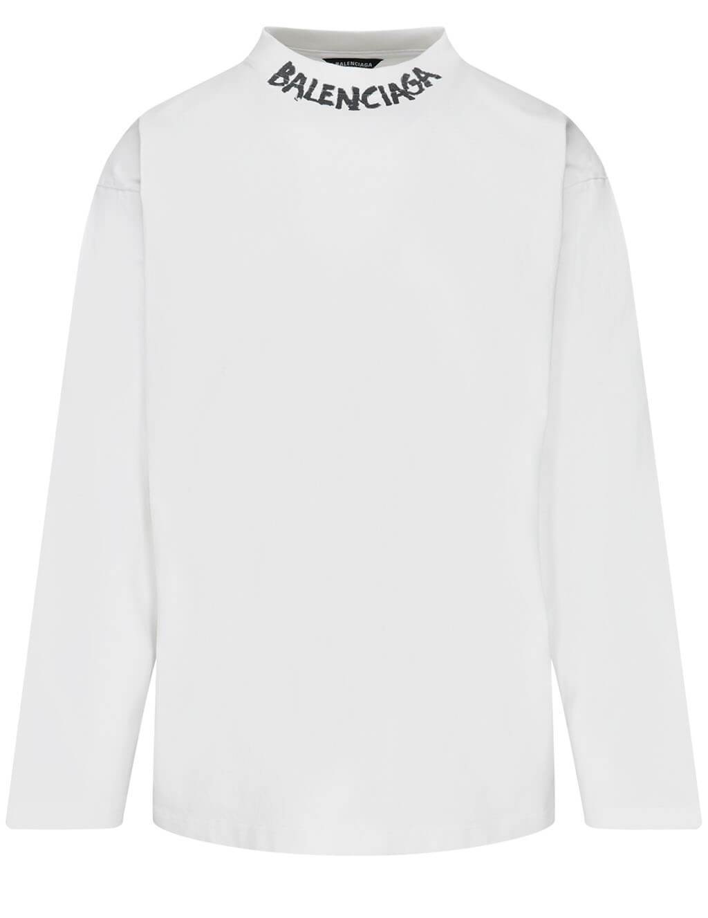 Balenciaga logo long sleeve online