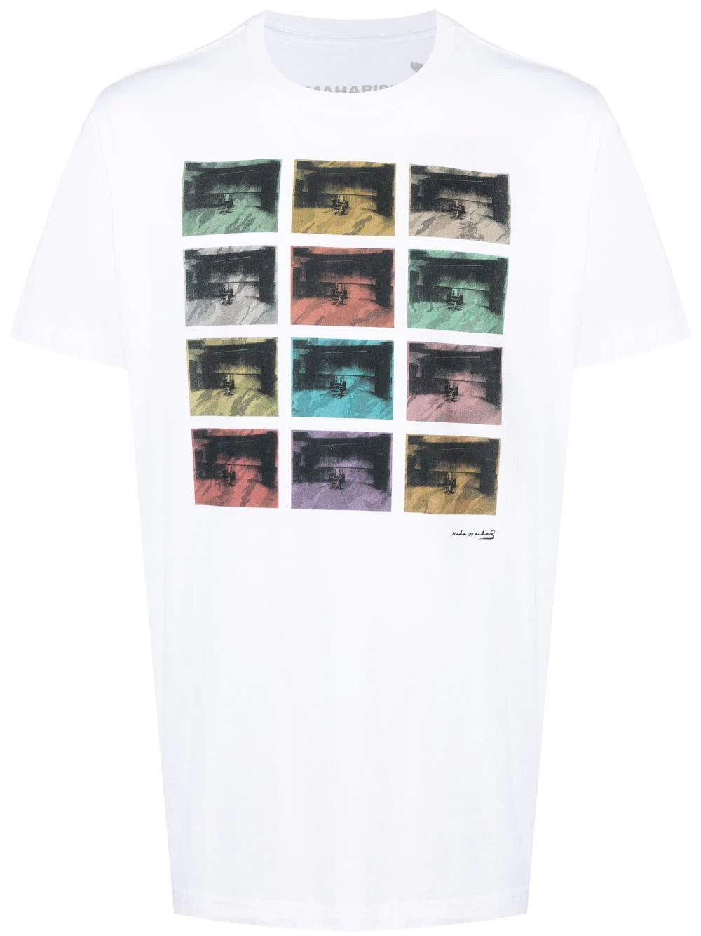 MAHARISHI Graphic-print T-shirt White - MAISONDEFASHION.COM