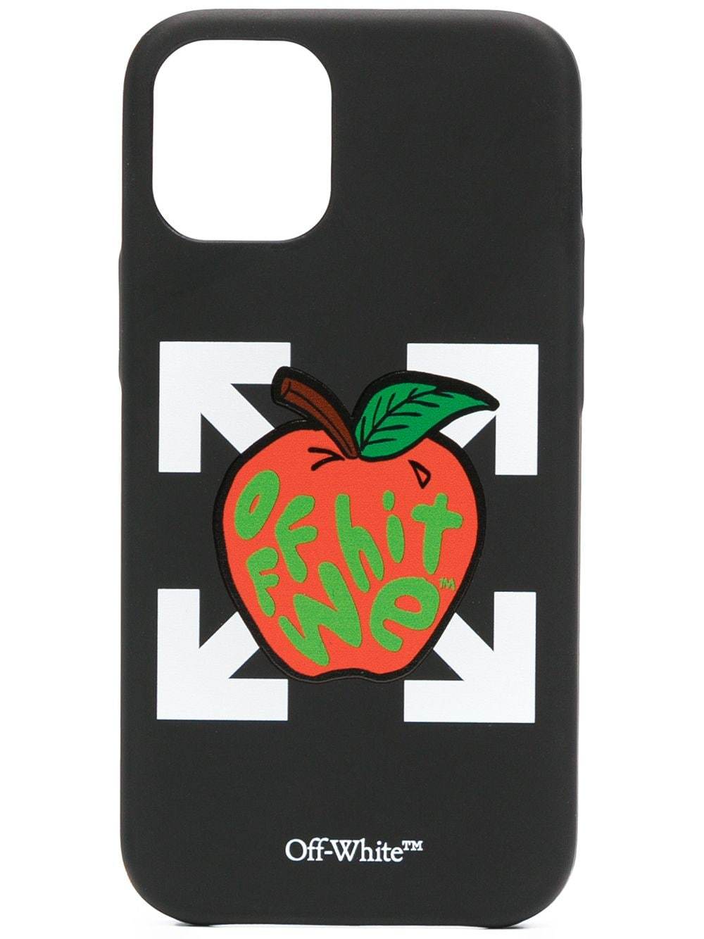OFF-WHITE Logo Print iPhone 12 Mini Case Black - MAISONDEFASHION.COM