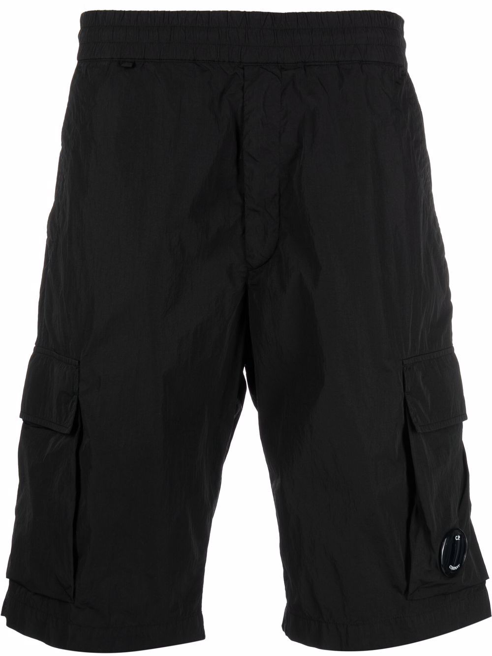 C.P. COMPANY Chrome-R Bermuda Shorts Black - MAISONDEFASHION.COM