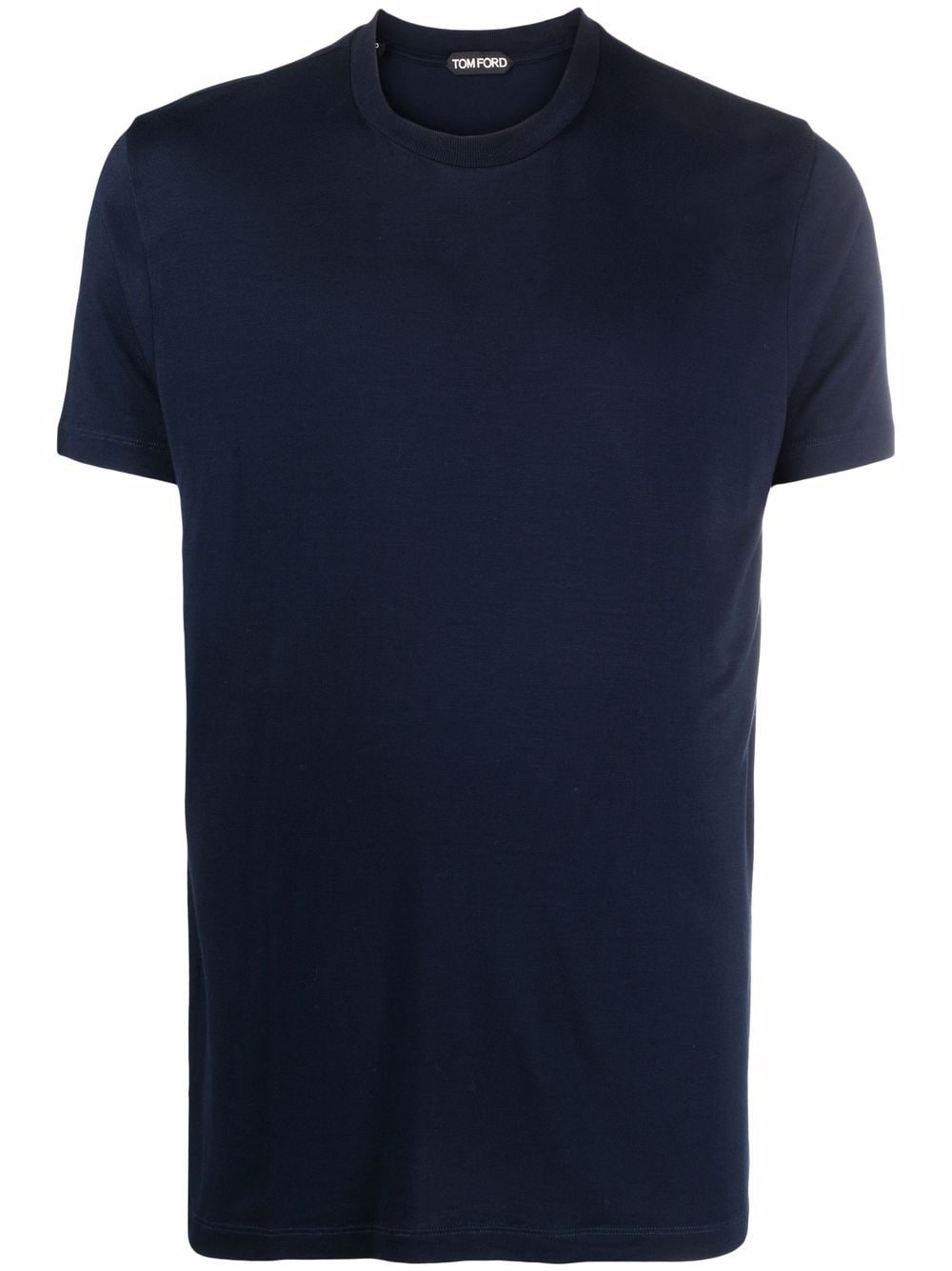 TOM FORD Short Sleeve T-Shirt Navy - MAISONDEFASHION.COM