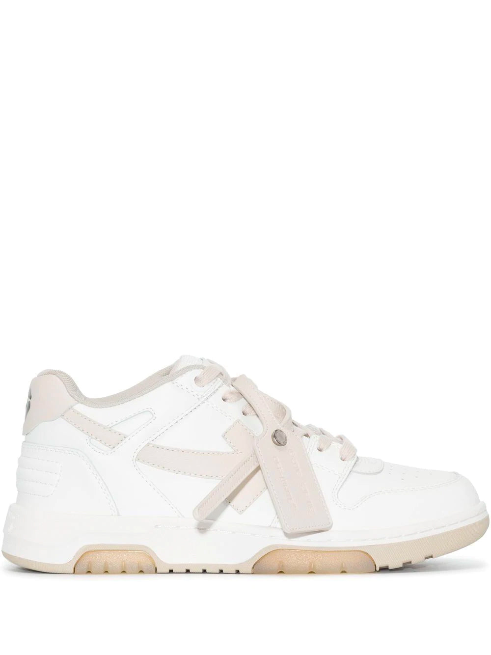 OFF-WHITE WOMEN Out Of Office Sneakers White/Beige - MAISONDEFASHION.COM