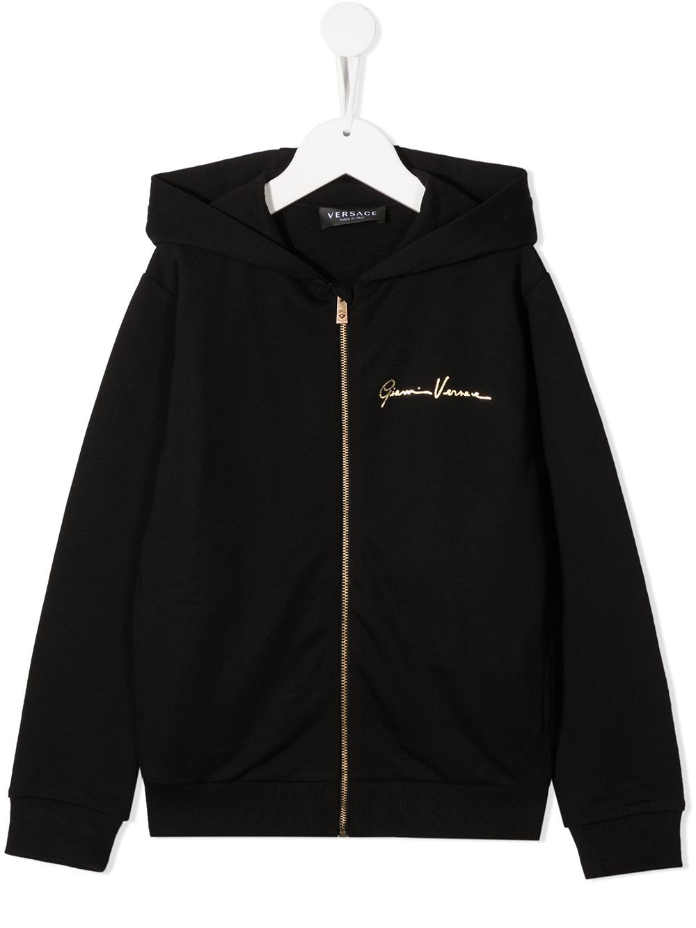 VERSACE KIDS Medusa Print Hoodie Black - Maison De Fashion 