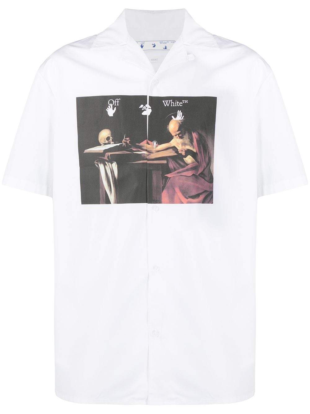 OFF-WHITE Caravaggio Holiday Shirt White - Maison De Fashion 