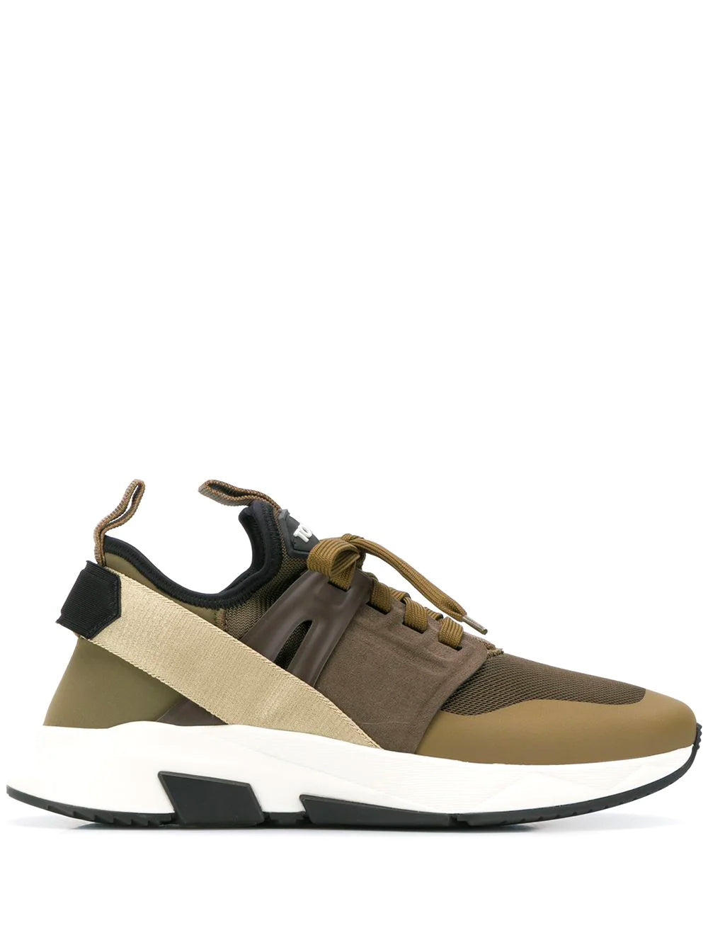 TOM FORD Jago Sneakers Low Top Green - MAISONDEFASHION.COM