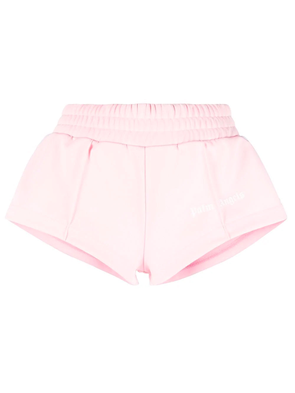 PALM ANGELS WOMEN Track Hot Shorts Pink/White