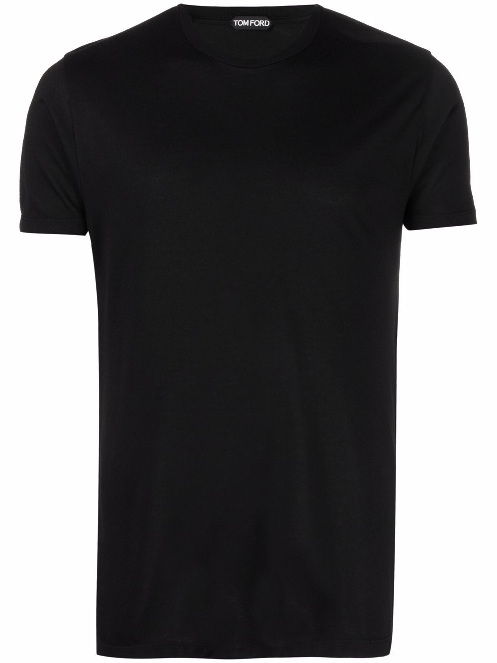 TOM FORD Short-sleeved crew-neck T-shirt Black - MAISONDEFASHION.COM