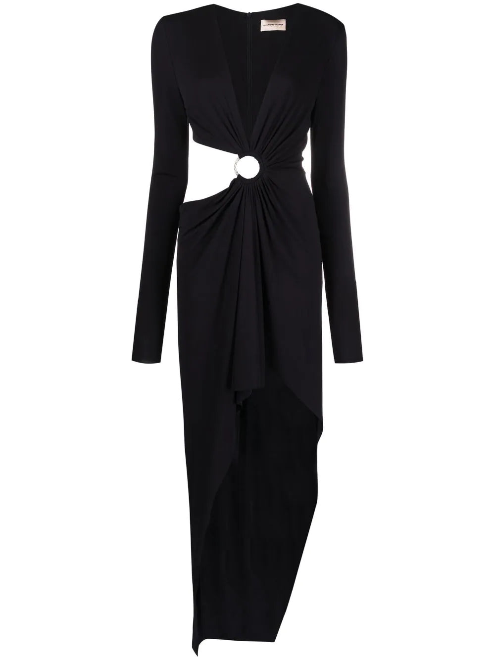 ALEXANDRE VAUTHIER Cut Out Long Dress Black - MAISONDEFASHION.COM