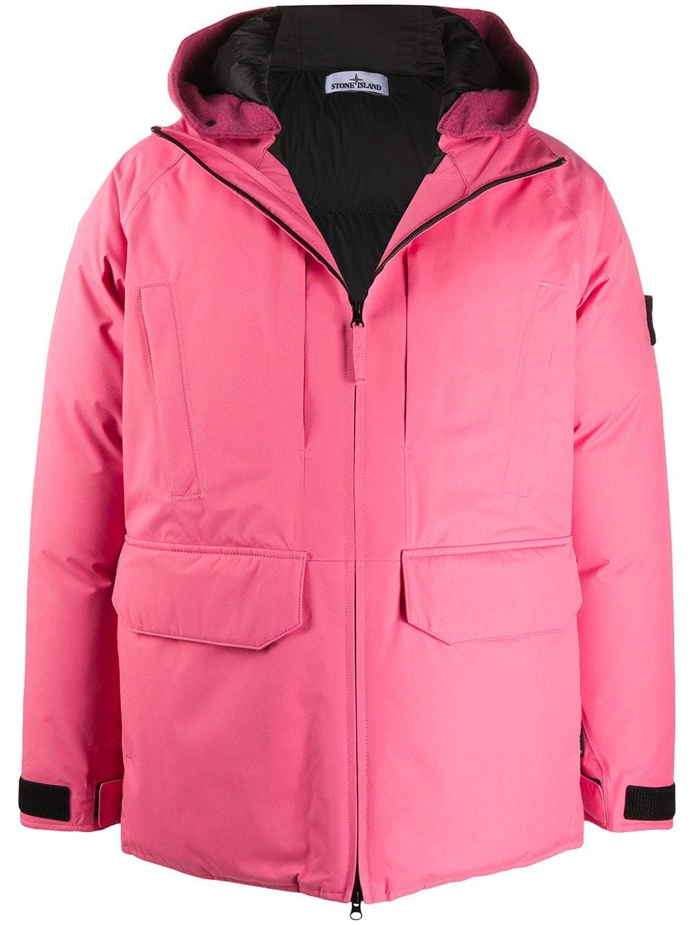 STONE ISLAND Ripstop Gore-Tex Down Coat Pink - Maison De Fashion 