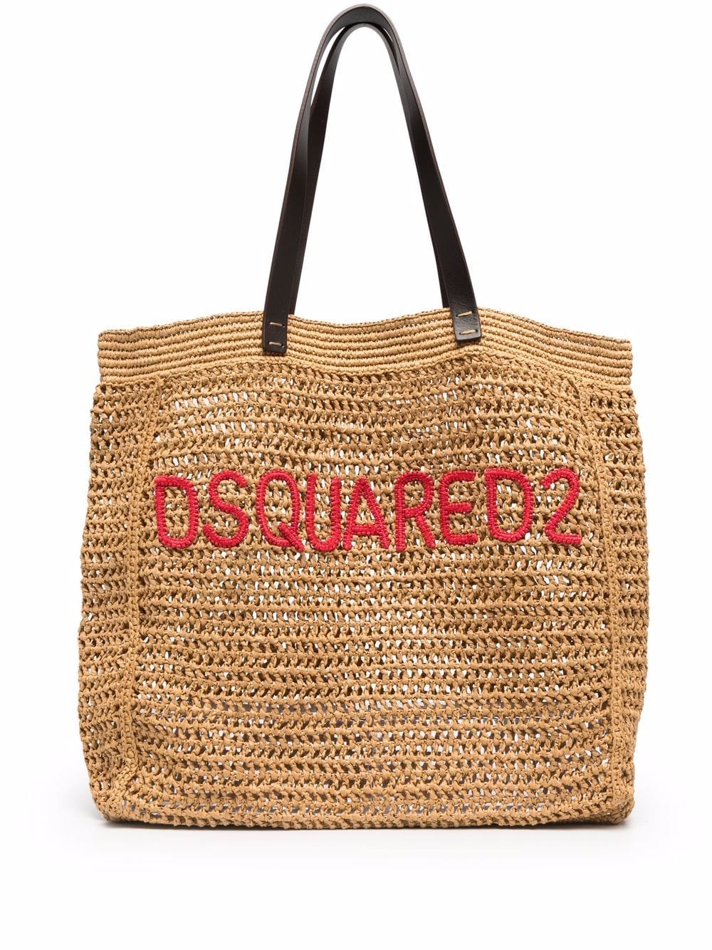 DSQUARED2 WOMEN Logo Embroidered Tote Bag - MAISONDEFASHION.COM