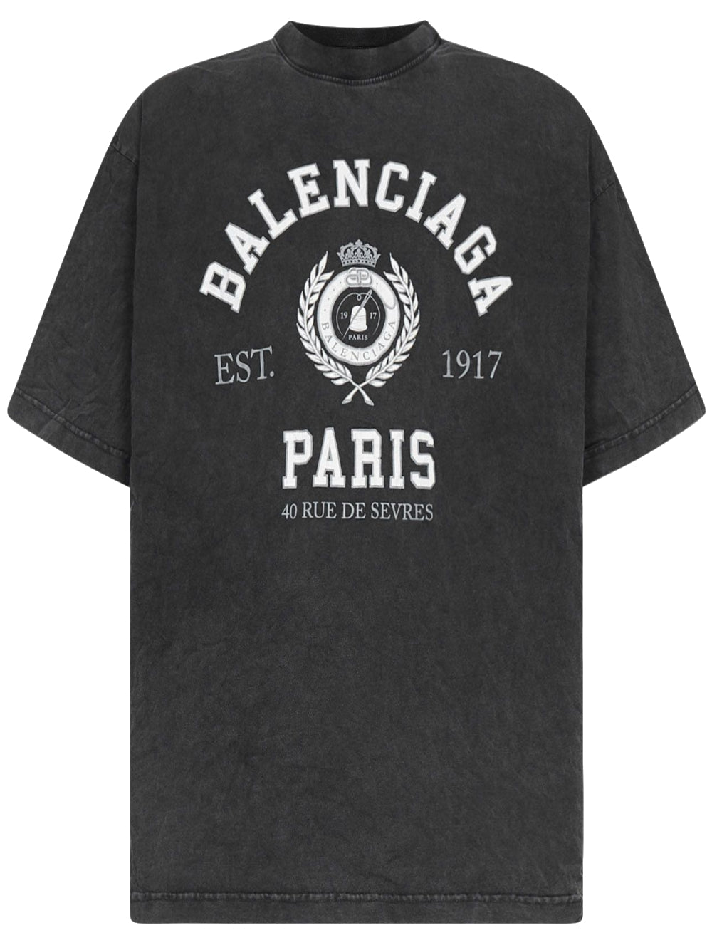 BALENCIAGA Medium Fit T-Shirt Black - MAISONDEFASHION.COM