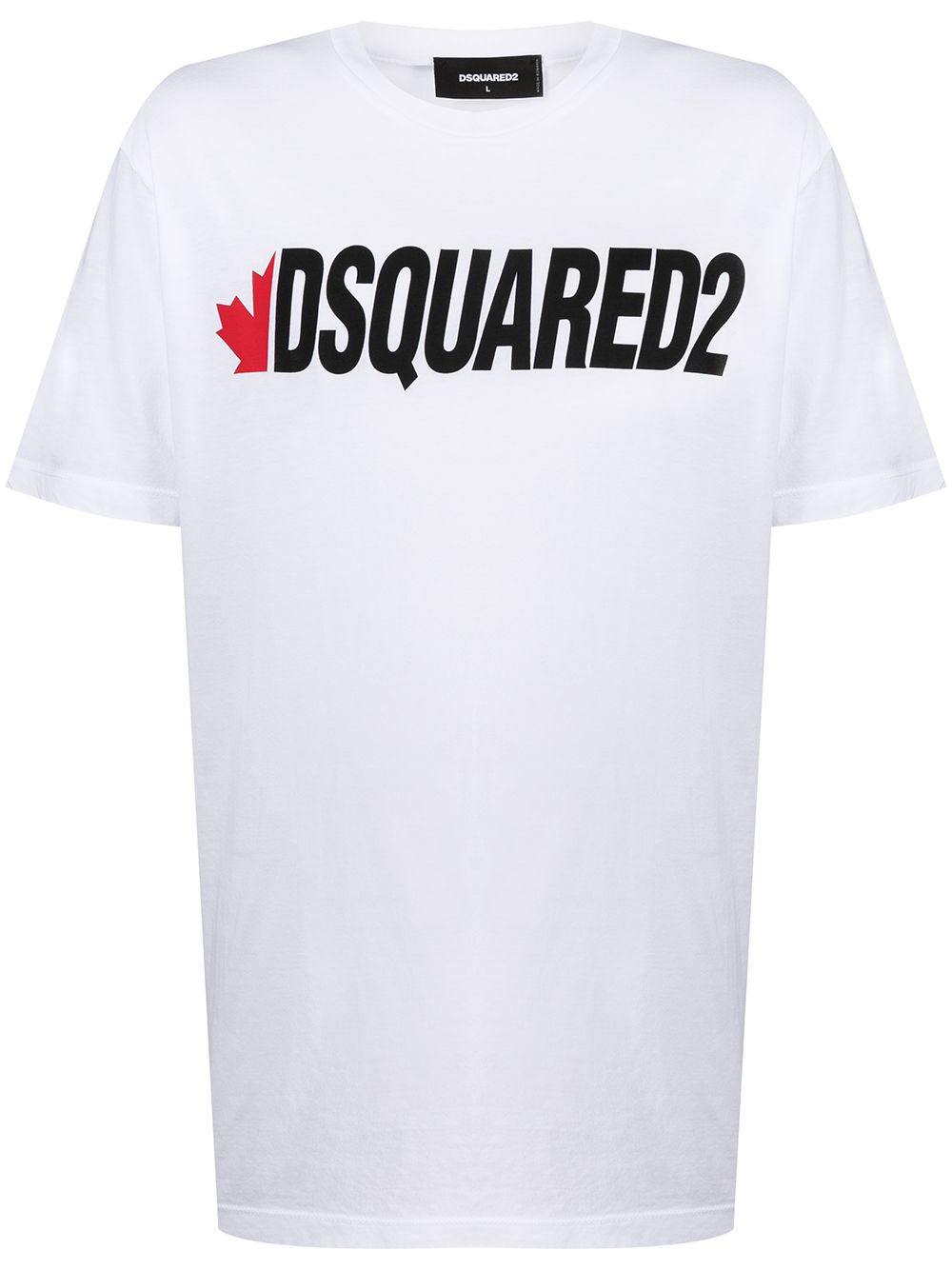 DSQUARED2 Logo T-Shirt White - MAISONDEFASHION.COM