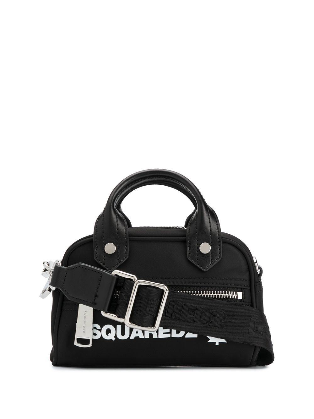 DSQUARED2 Maple Leaf Logo Handbag Black - Maison De Fashion 