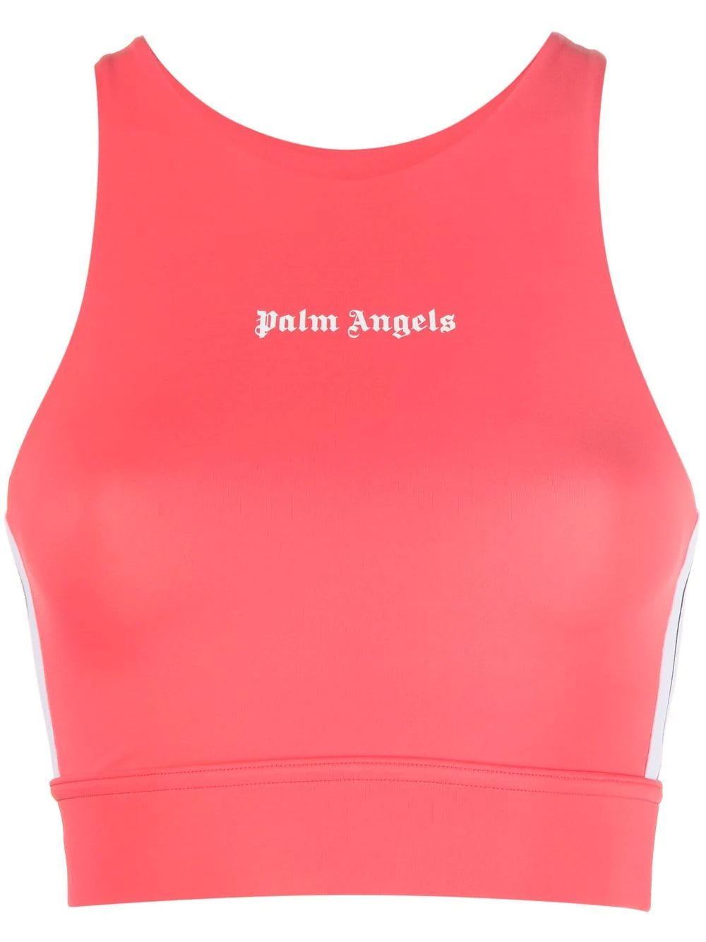 PALM ANGELS WOMEN Track Training Top Fucshia/White - MAISONDEFASHION.COM