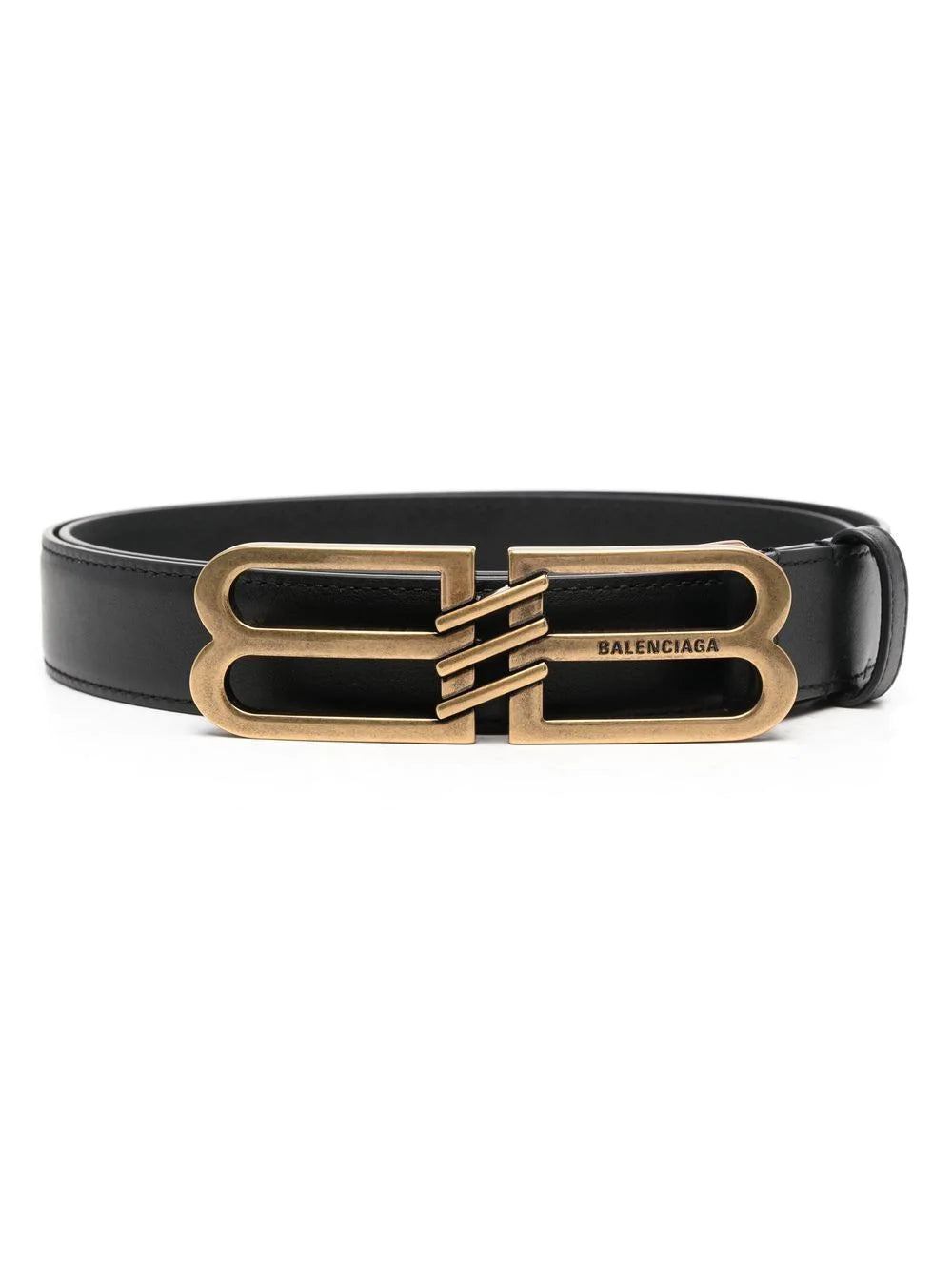 BALENCIAGA WOMEN BB Signature 30 Buckled Belt Black - MAISONDEFASHION.COM