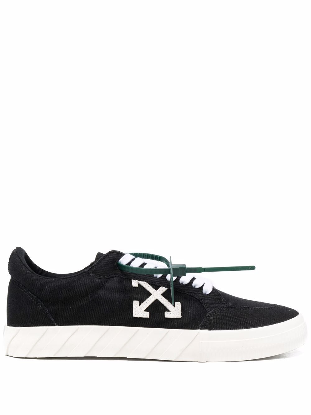 OFF-WHITE Vulcanized Low Top Sneakers Black - MAISONDEFASHION.COM