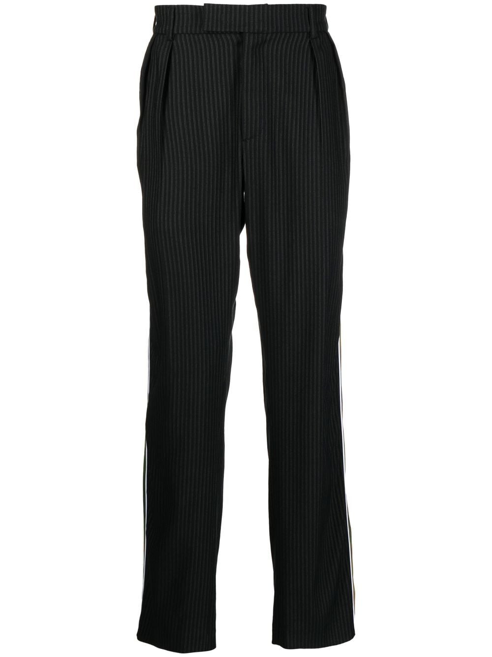 AHLUWALIA Babu Trousers Black - MAISONDEFASHION.COM