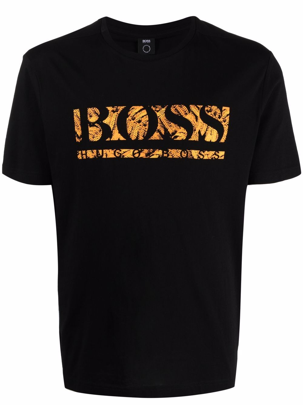 BOSS Logo T-Shirt Black - MAISONDEFASHION.COM