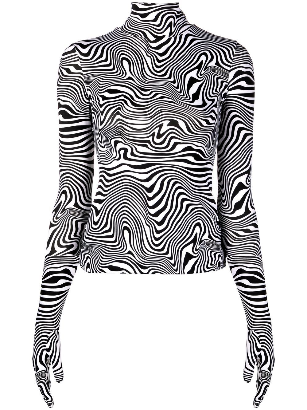 VETEMENTS WOMEN Zebra Styling Top - MAISONDEFASHION.COM