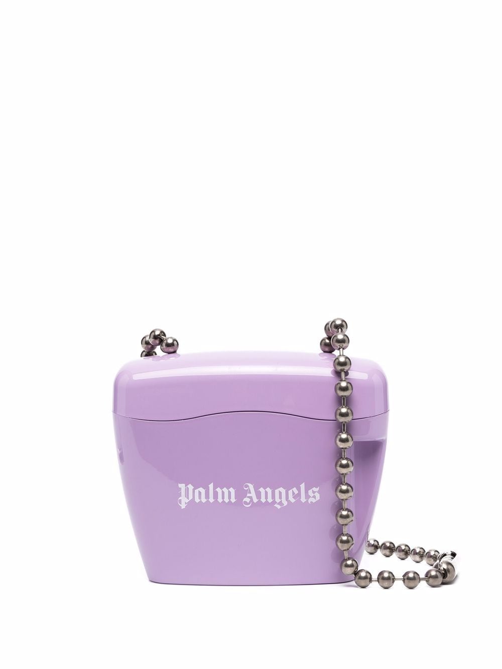 PALM ANGELS WOMEN Mini Padlock Bag Purple - MAISONDEFASHION.COM