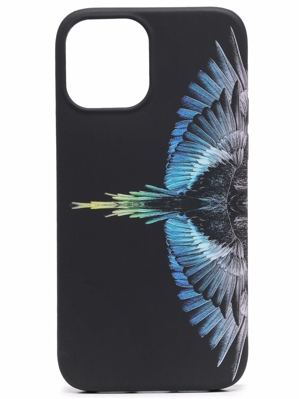MARCELO BURLON Wings Print iPhone 12 Case Black - MAISONDEFASHION.COM
