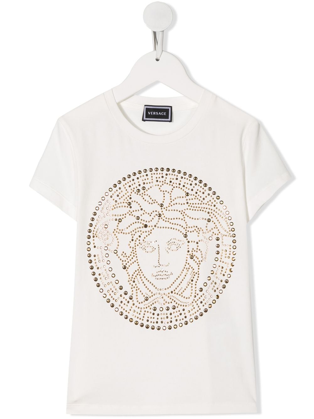 VERSACE KIDS Medusa-motif T-shirt White - MAISONDEFASHION.COM