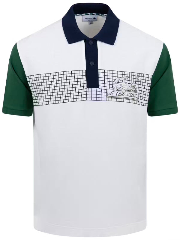 LACOSTE Le Club Lacoste Loose Fit Polo Shirt Lapland/Green - MAISONDEFASHION.COM