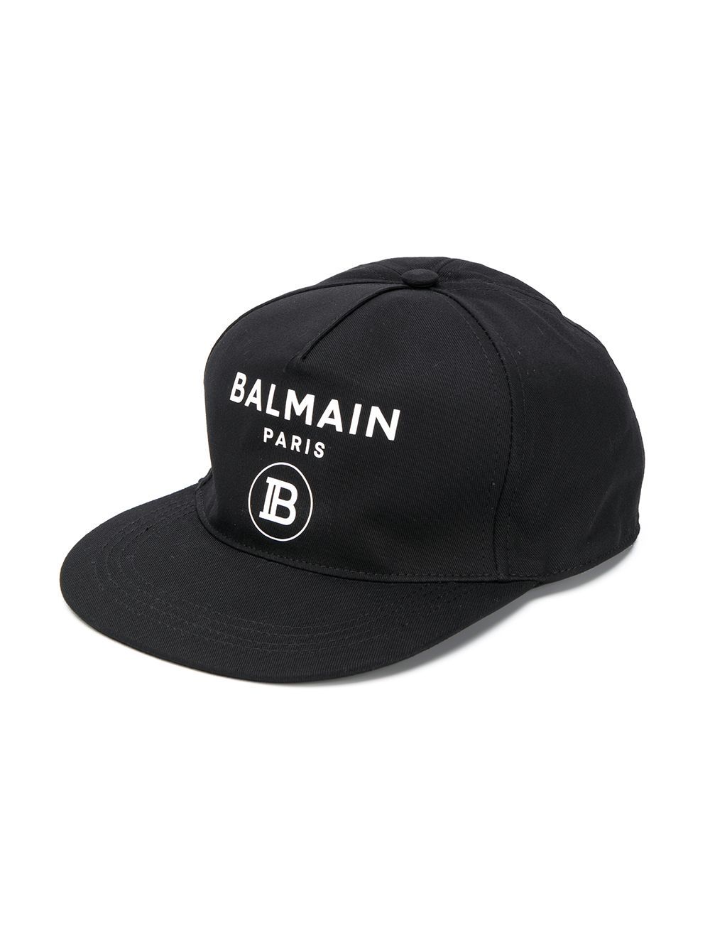 BALMAIN KIDS embroidered logo baseball cap Black - MAISONDEFASHION.COM