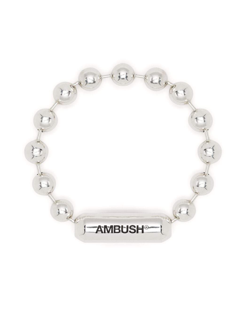 AMBUSH Large ball chain bracelet Silver