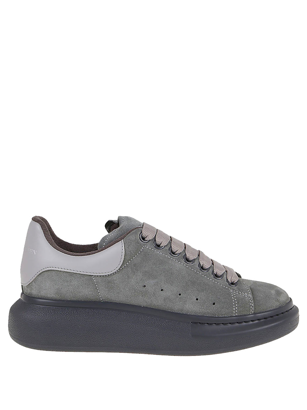 Alexander mcqueen shoes grey suede online