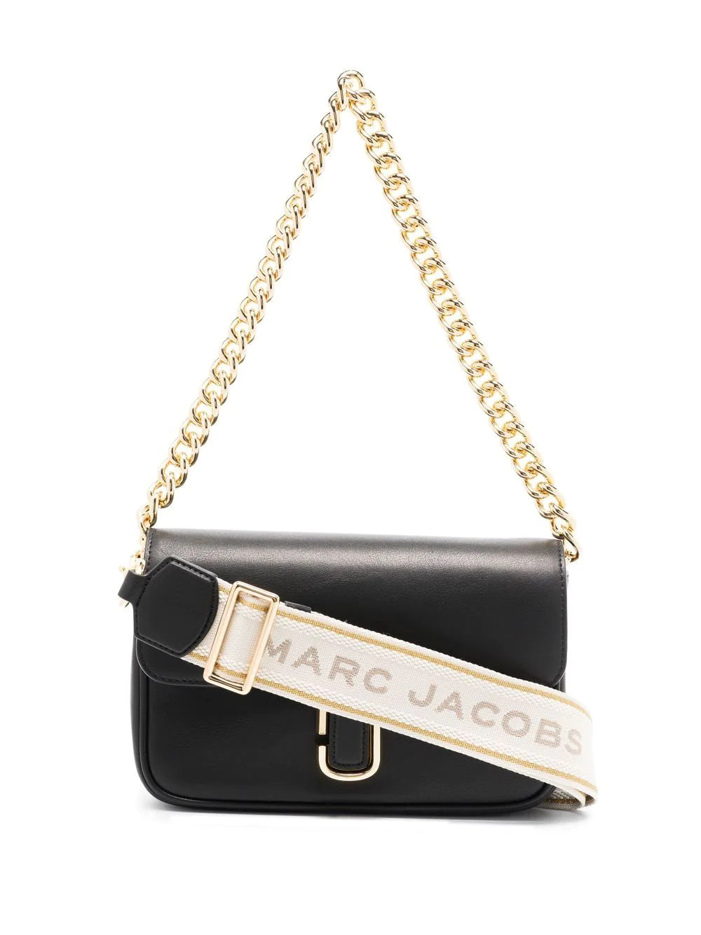 MARC JACOBS WOMEN The Shoulder Bag Black Multi - MAISONDEFASHION.COM