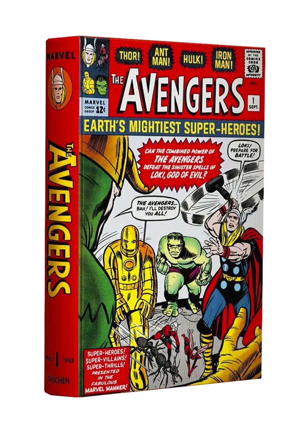 TASCHEN Marvel Comics Library. Avengers. Vol.1. 1963-1965 (Collectors Edition) - MAISONDEFASHION.COM