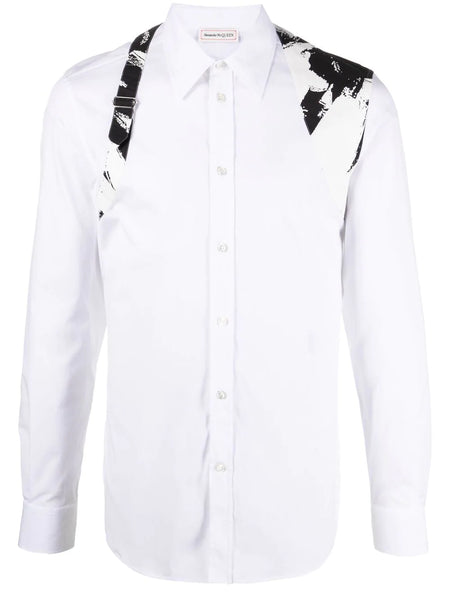 mens shirt alexander mcqueen harness shirt sale