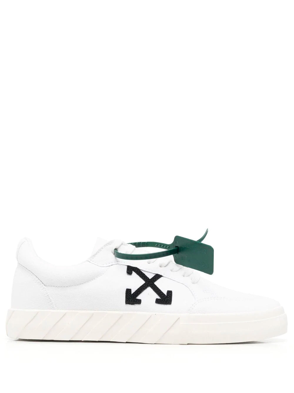 OFF-WHITE Vulcanized Low Top Sneakers White - MAISONDEFASHION.COM