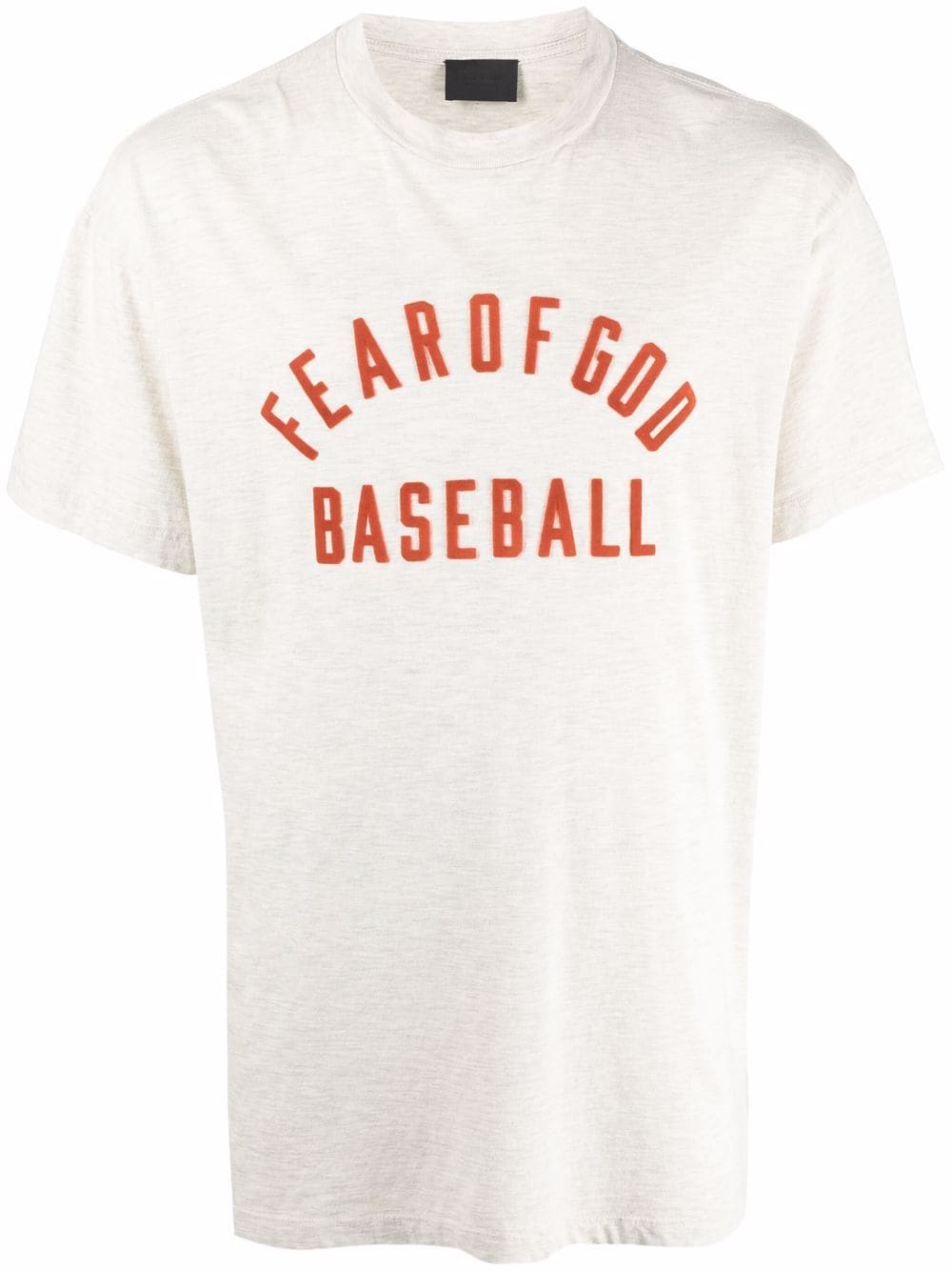 FEAR OF GOD Baseball Logo T-Shirt Cream – MAISONDEFASHION.COM