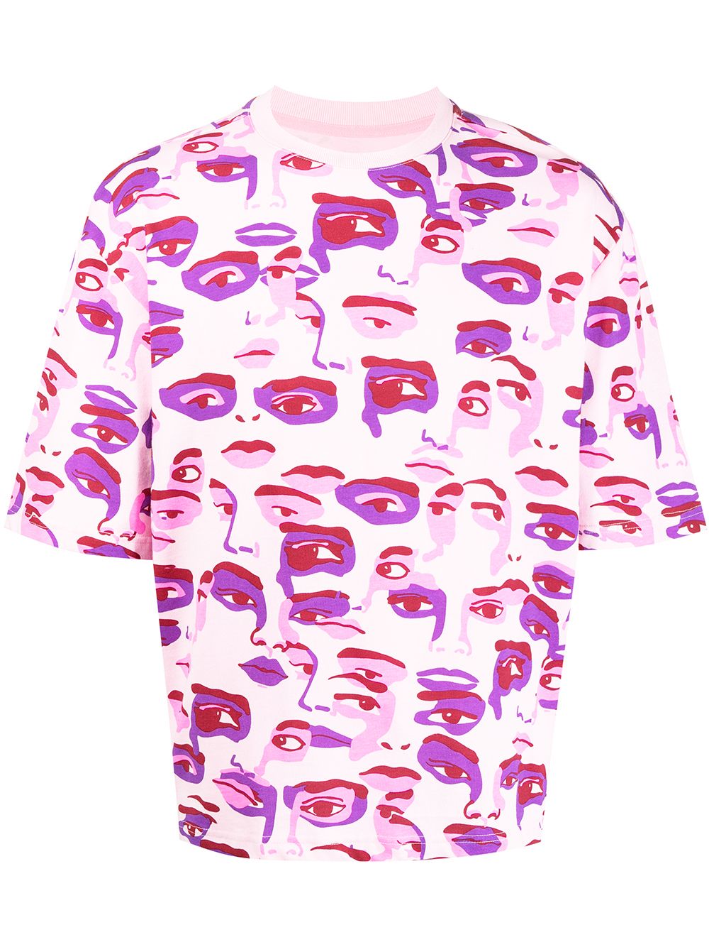 KIDSUPER Camo Pink T-Shirt - MAISONDEFASHION.COM
