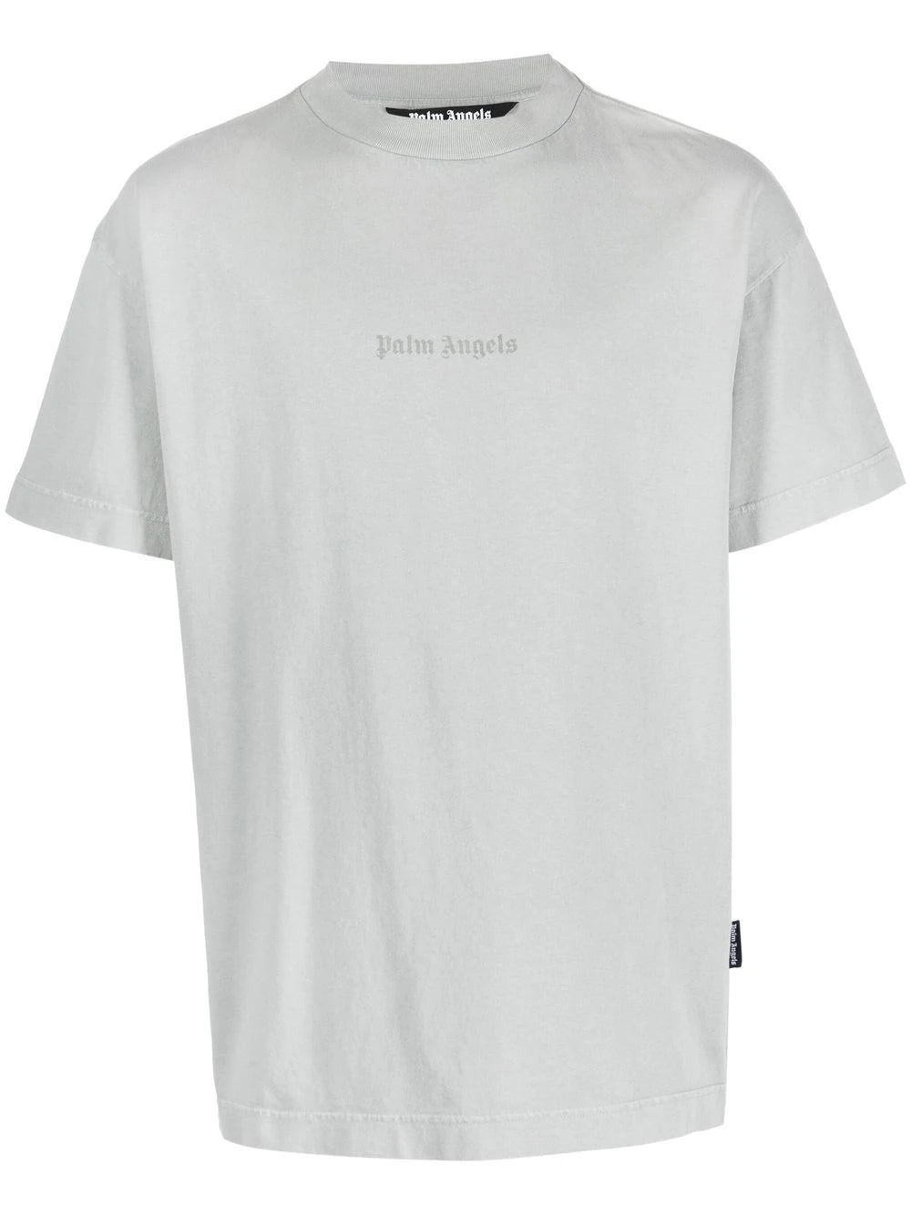 PALM ANGELS GD Reverse Logo Tee Light Grey - MAISONDEFASHION.COM