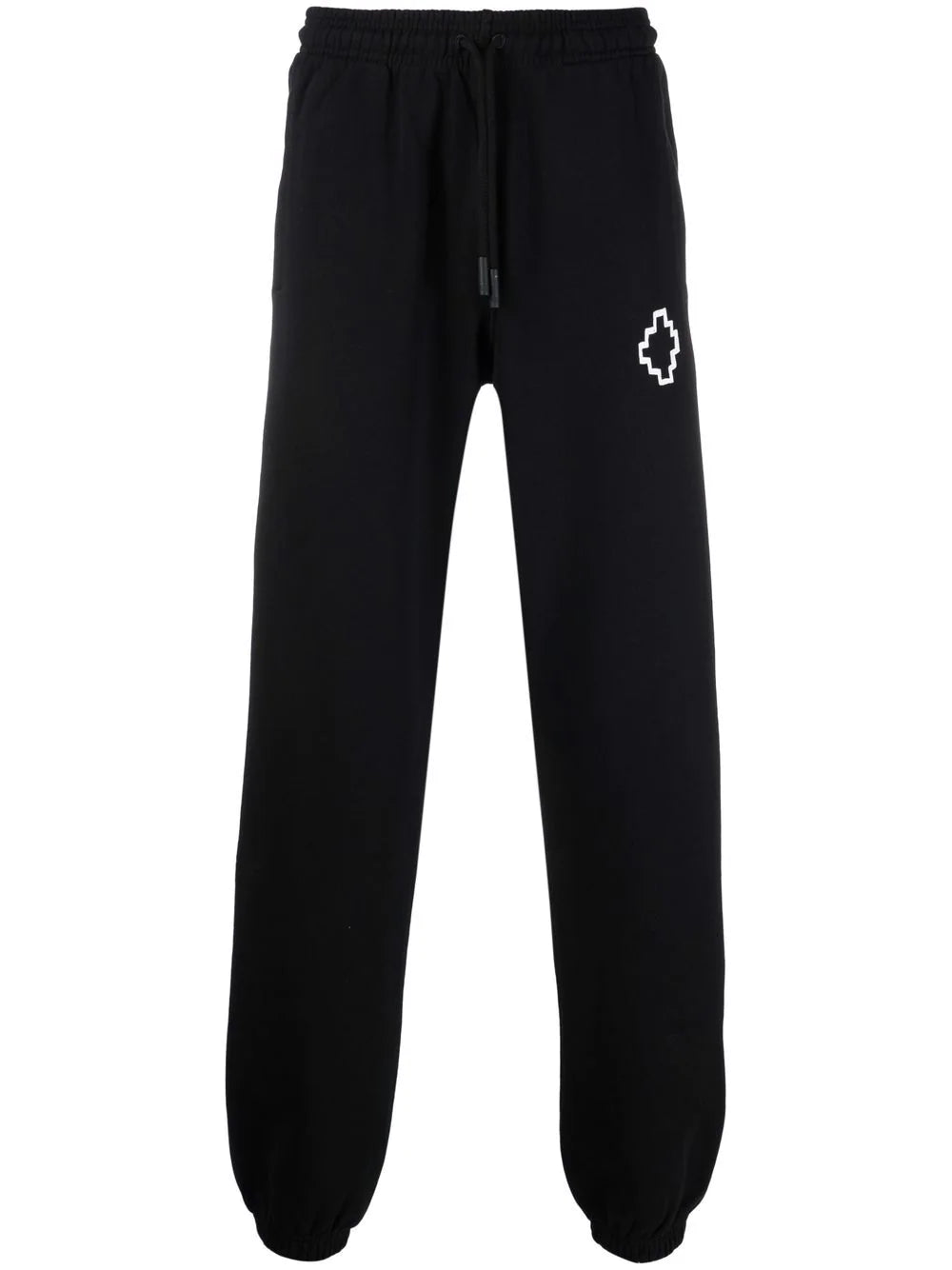 MARCELO BURLON Tempera Cross Relax Sweat Pants Black/White - MAISONDEFASHION.COM