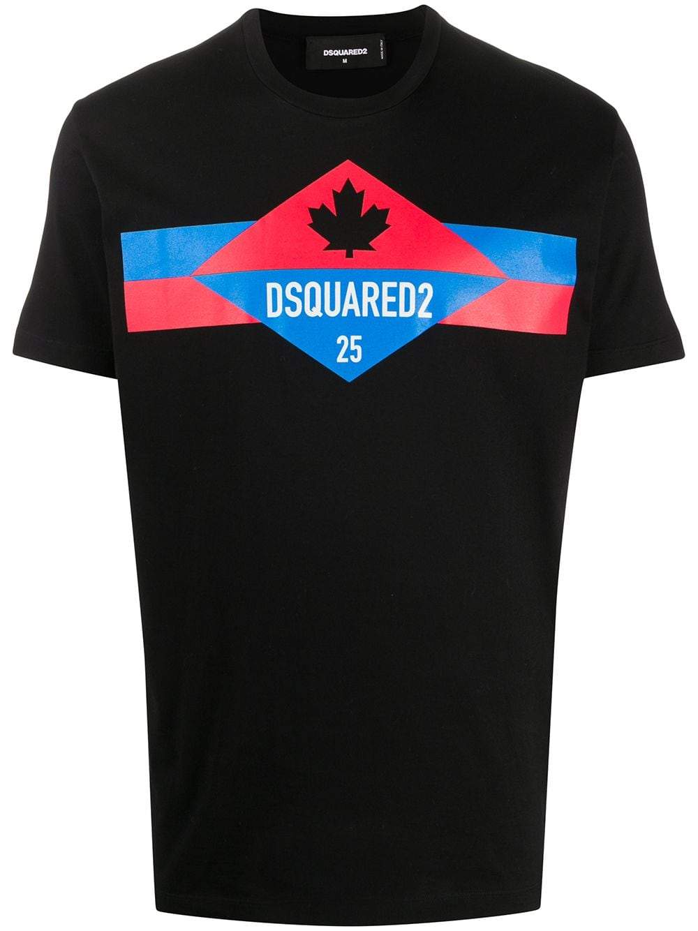 DSQUARED2 Diamond Logo T-Shirt Black - Maison De Fashion 