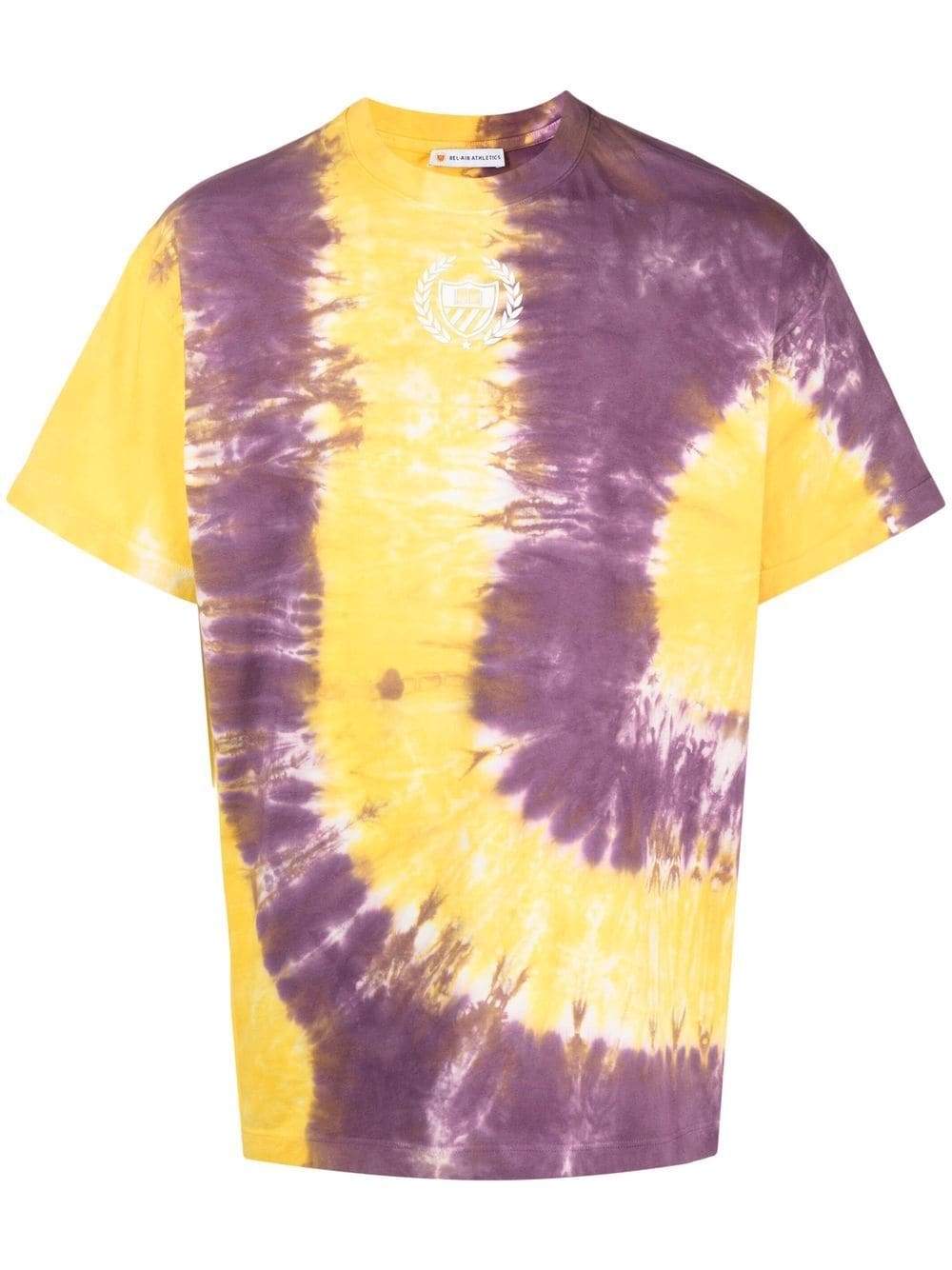 BEL-AIR ATHLETICS Tie-Dye Print T-Shirt - MAISONDEFASHION.COM