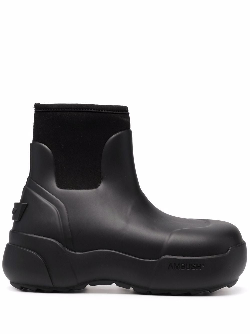 AMBUSH WOMEN Rubber Boots Black - MAISONDEFASHION.COM