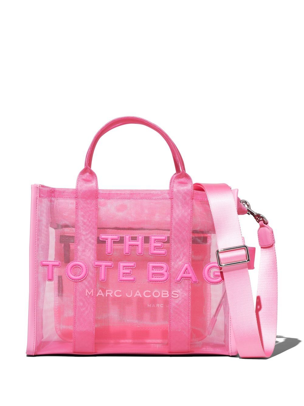 MARC JACOBS WOMEN The Medium Tote Candy Pink - MAISONDEFASHION.COM