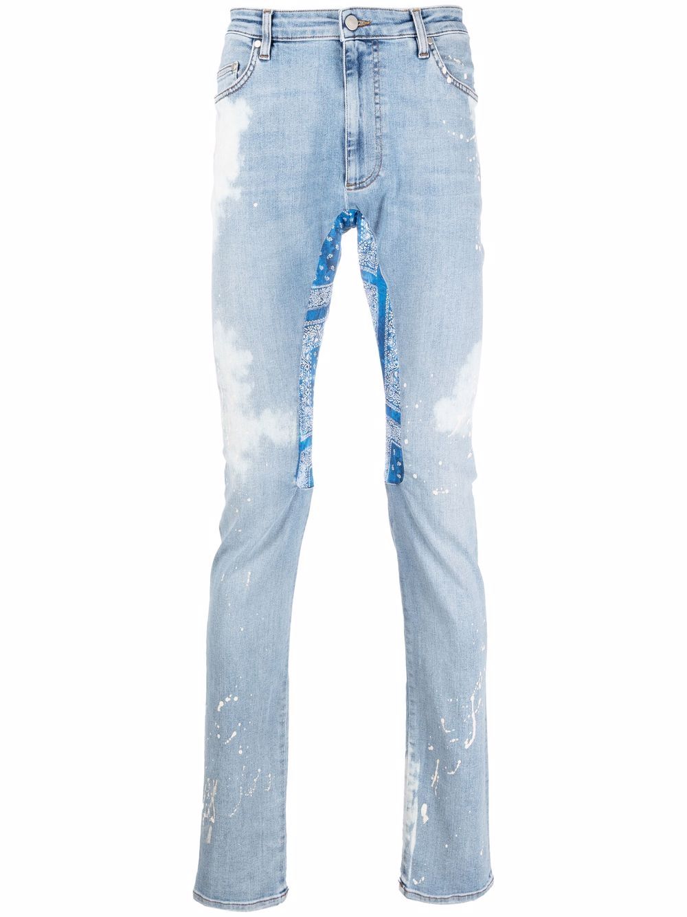 ALCHEMIST Distressed-effect denim jeans Blue - MAISONDEFASHION.COM