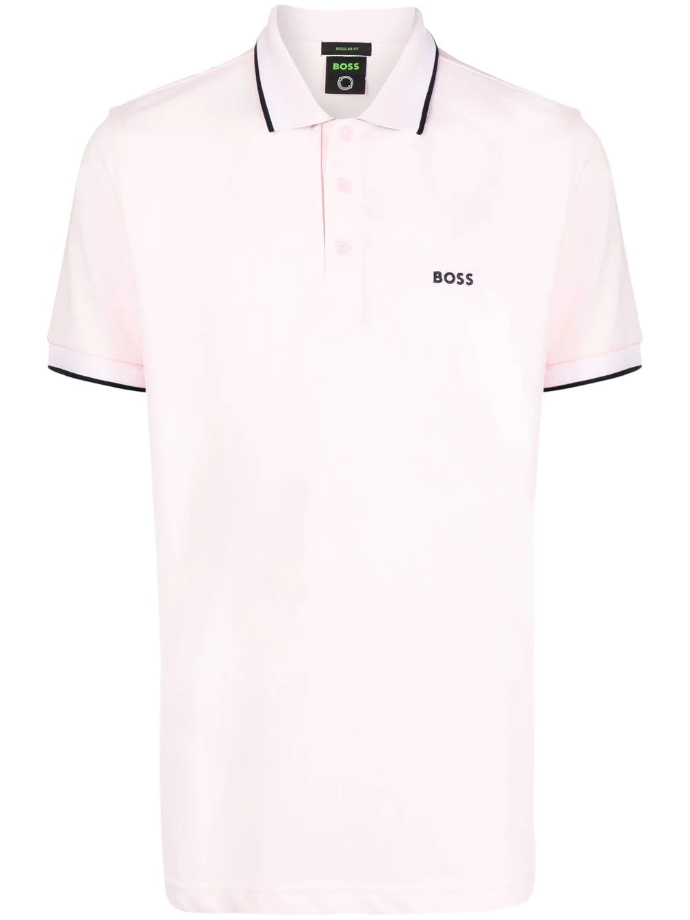BOSS Polo Shirt Open Pink - MAISONDEFASHION.COM