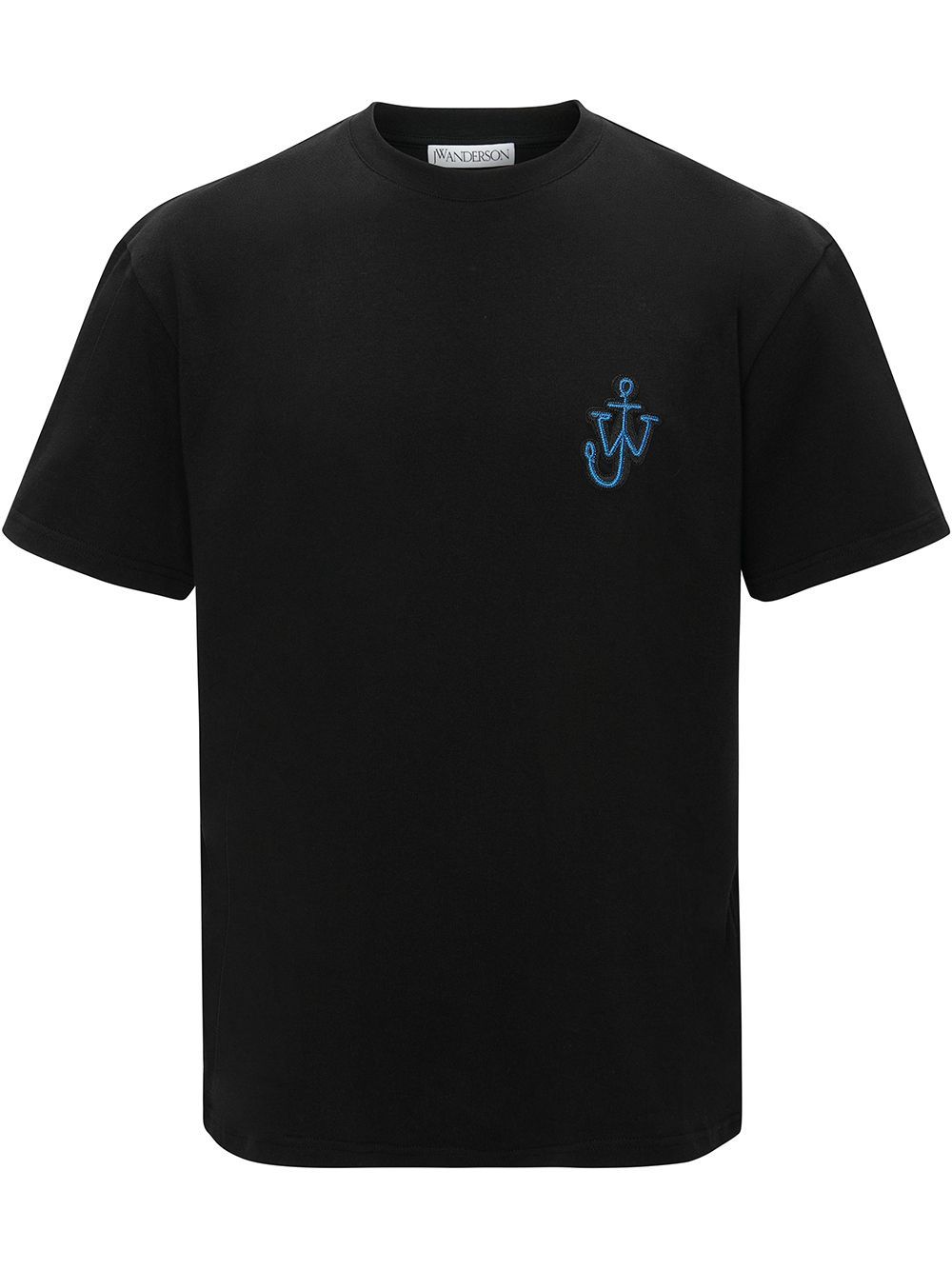 JW ANDERSON Anchor Logo T-Shirt Black - MAISONDEFASHION.COM